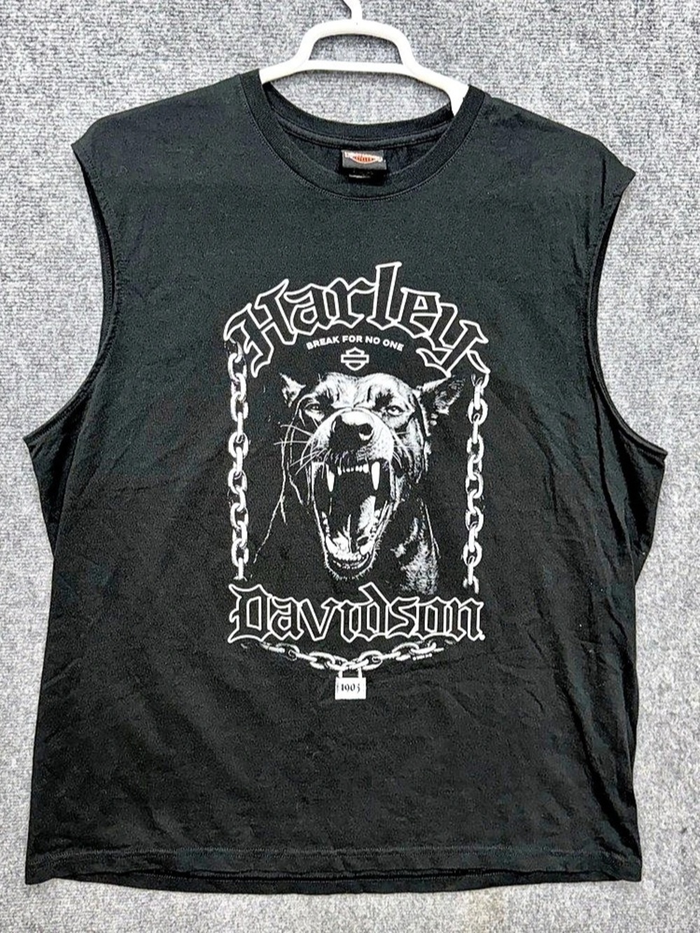 Harley Davidson Battlefield Gettysburg sleeveless t-shirt Men's size 2XL black